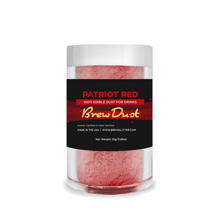 Patriot Red Edible Pearlized Brew Dust | Bulk Sizes-Brew Glitter®