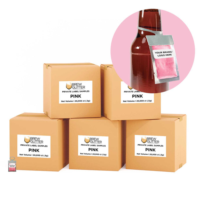 Pink Brew Glitter® Necker | Private Label-Brew Glitter®