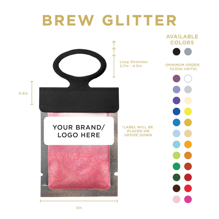 Pink Brew Glitter® Necker | Private Label-Brew Glitter®