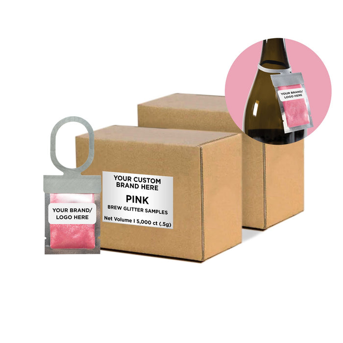 Pink Brew Glitter® Necker | Private Label-Brew Glitter®