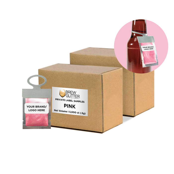 Pink Brew Glitter® Necker | Private Label-Brew Glitter®
