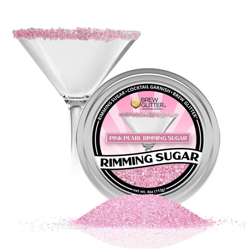 Pink Pearl Cocktail Rimming Sugar-Brew Glitter®