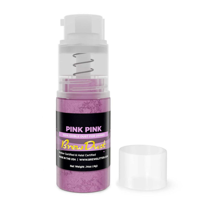 Pink Pink Brew Dust by the Case | 4g Spray Pump-Brew Glitter®