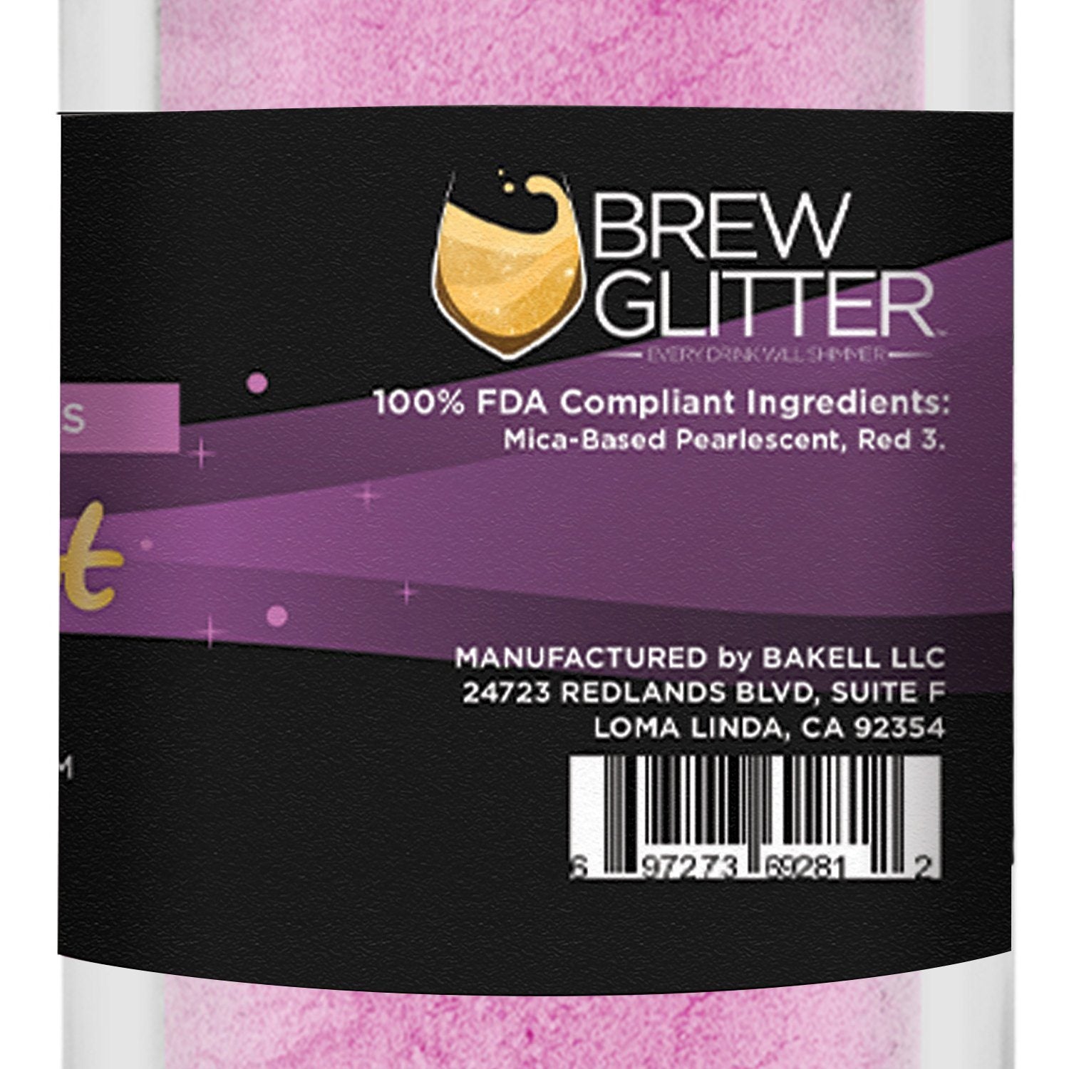 Pink Pink Edible Pearlized Brew Dust | Bulk Sizes-Brew Glitter®