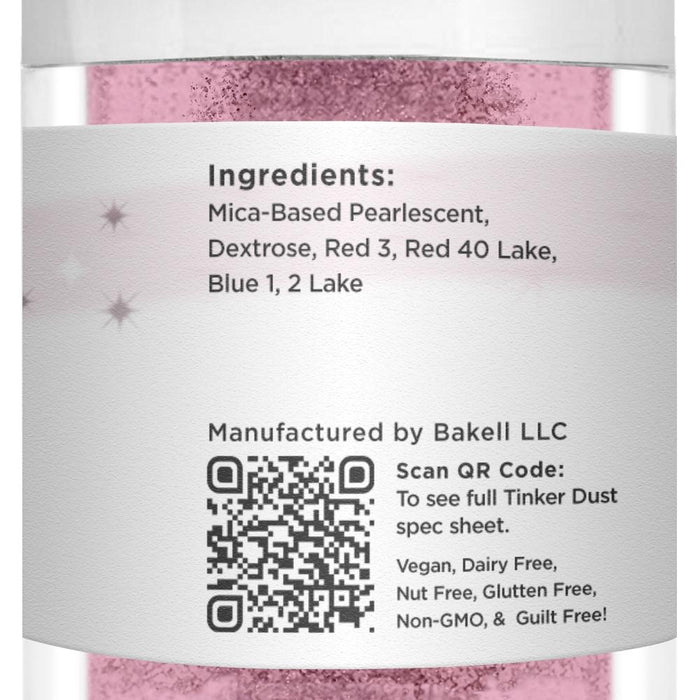 Pink Rose Tinker Dust Food Grade Edible Glitter | Bulk Sizes-Brew Glitter®