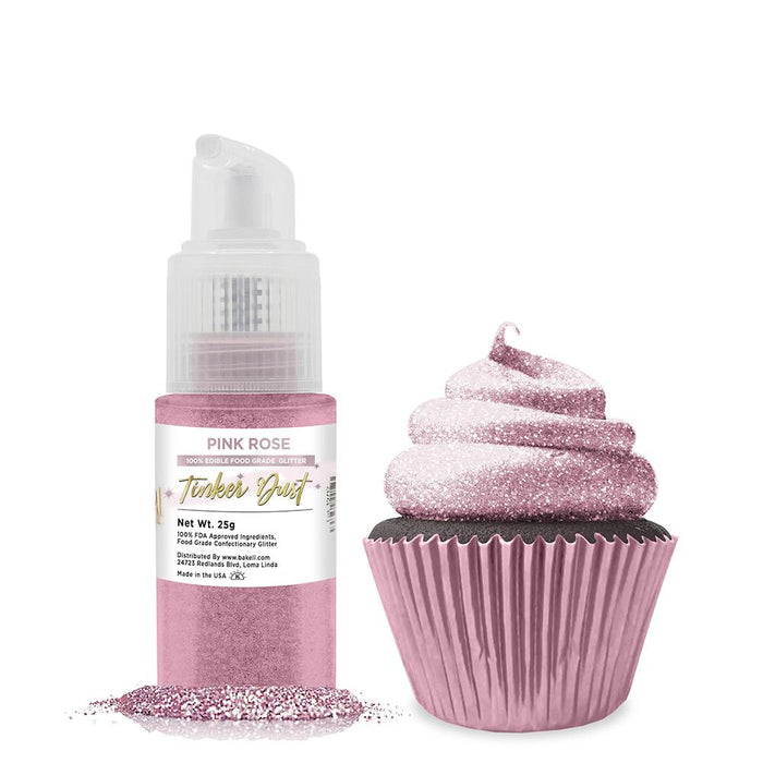 Pink Rose Tinker Dust Spray Pump by the Case | Private Label-Brew Glitter®