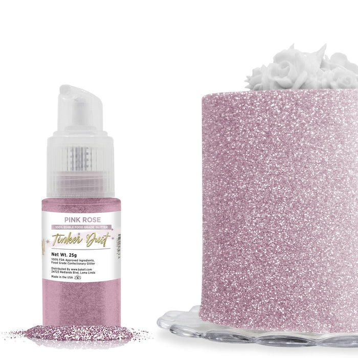 Pink Rose Tinker Dust Spray Pump by the Case | Private Label-Brew Glitter®