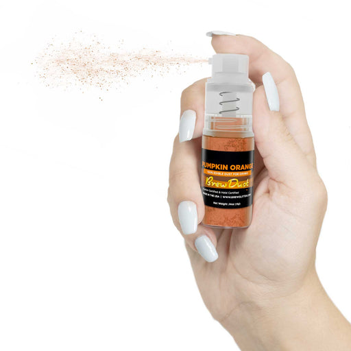 Pumpkin Orange Edible Brew Dust | Mini Spray Pump-Brew Glitter®