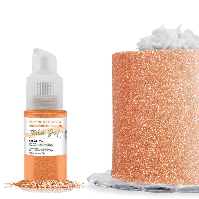 Pumpkin Orange Tinker Dust Spray Pump by the Case | Private Label-Brew Glitter®
