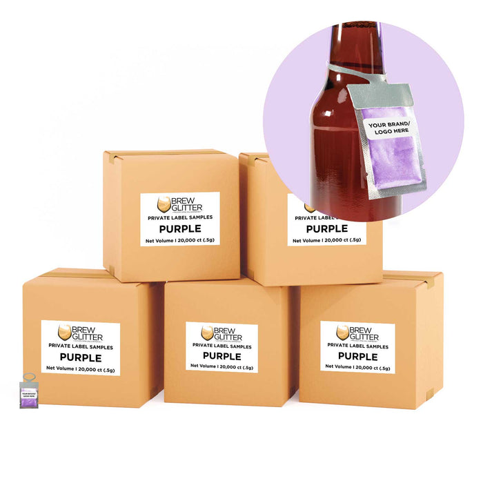 Purple Brew Glitter® Necker | Private Label-Brew Glitter®