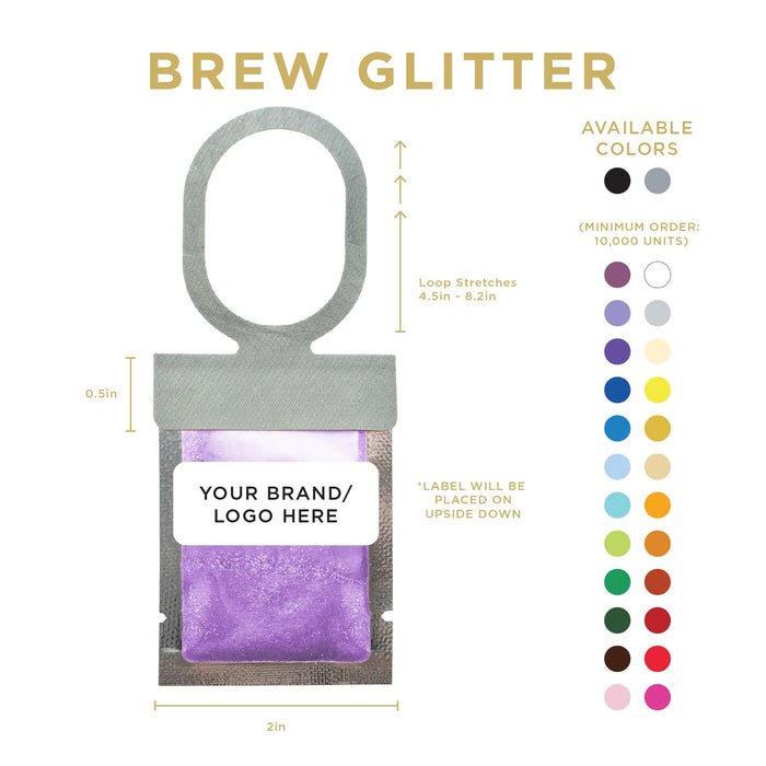 Purple Brew Glitter® Necker | Private Label-Brew Glitter®