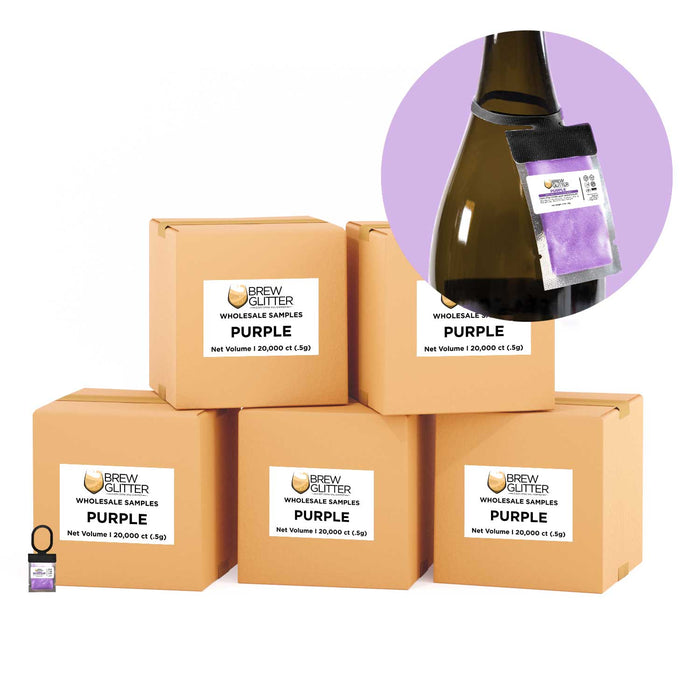 Purple Brew Glitter® Necker | Wholesale-Brew Glitter®