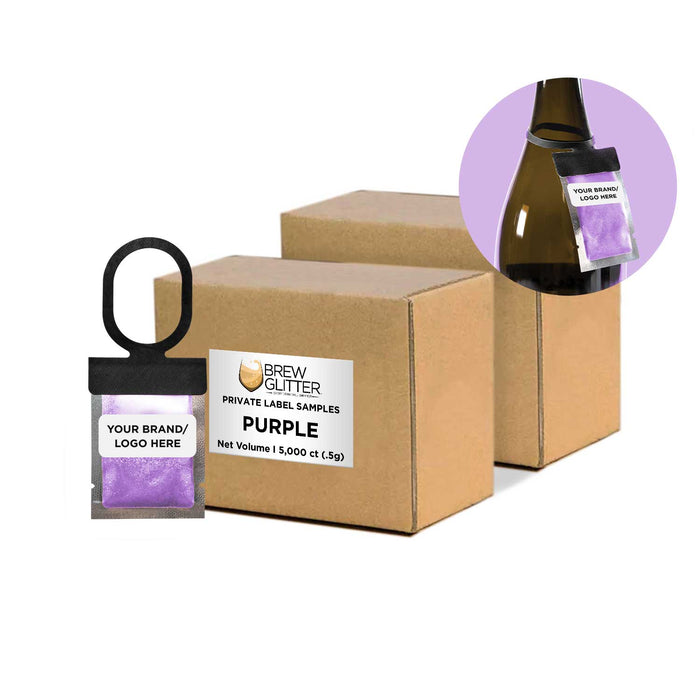 Purple Brew Glitter® Necker | Private Label-Brew Glitter®