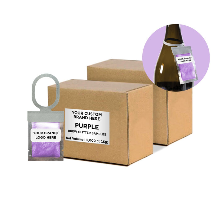 Purple Brew Glitter® Necker | Private Label-Brew Glitter®