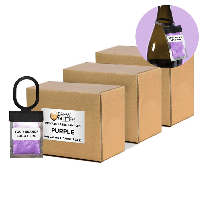 Purple Brew Glitter® Necker | Private Label-Brew Glitter®