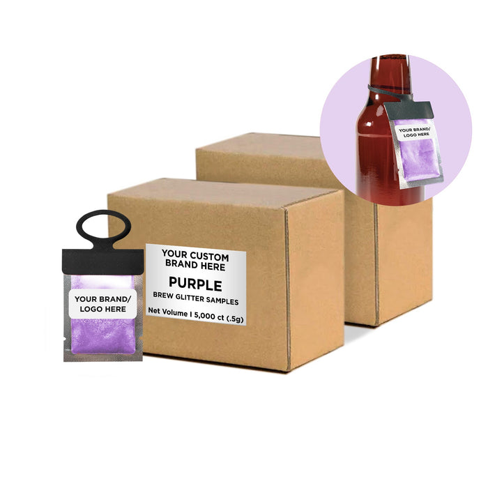 Purple Brew Glitter® Necker | Private Label-Brew Glitter®