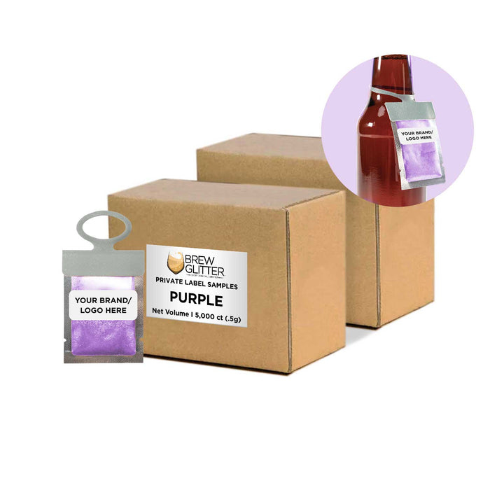 Purple Brew Glitter® Necker | Private Label-Brew Glitter®