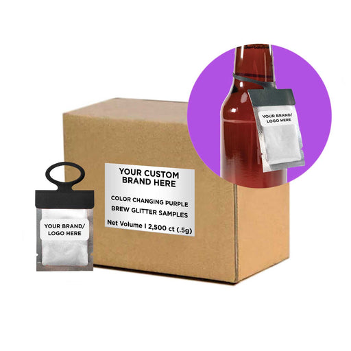 Purple Color Changing Brew Glitter® Necker | Private Label-Brew Glitter®