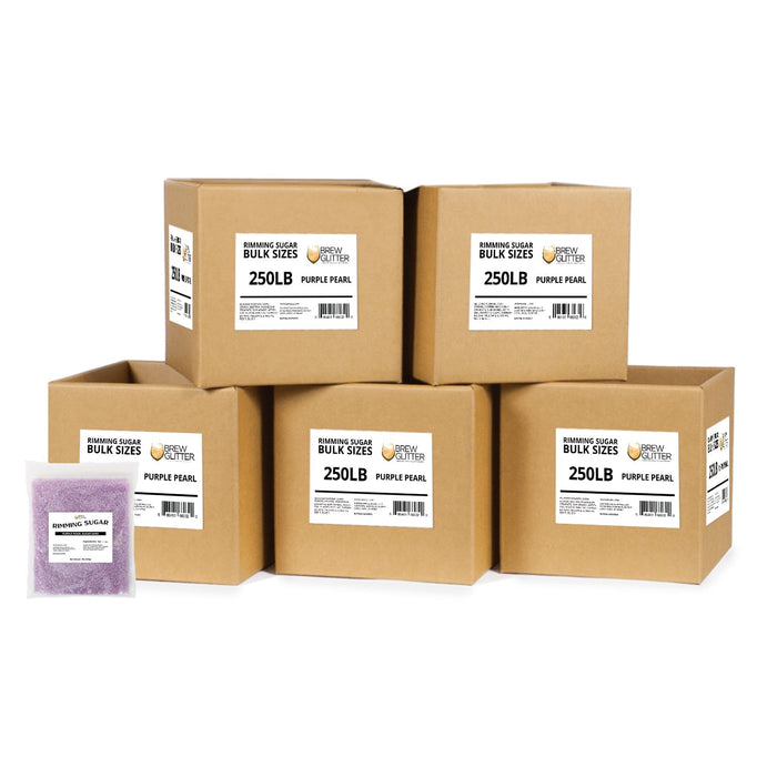 Purple Pearl Cocktail Rimming Sugar | Bulk Sizes-Brew Glitter®