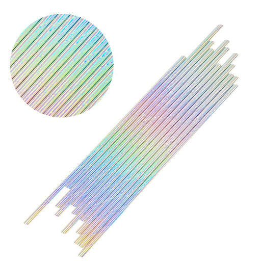 Rainbow Iridescent Stirring Straws-Brew Glitter®