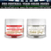 Red & White Glitter Football Team Colors (2 PC Set)-Brew Glitter®