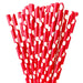 Red with White Polka Dot Stirring Straws | Bulk Sizes-Brew Glitter®