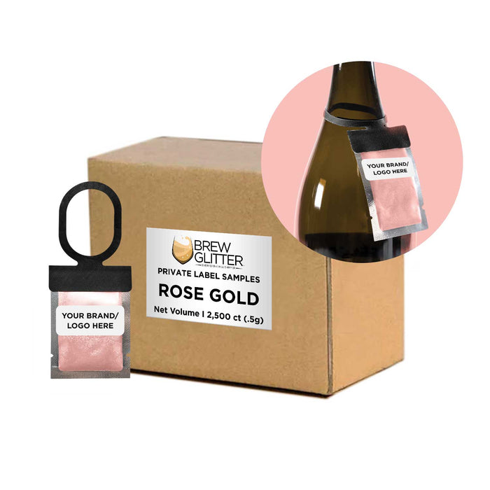 Rose Gold Brew Glitter® Necker | Private Label-Brew Glitter®