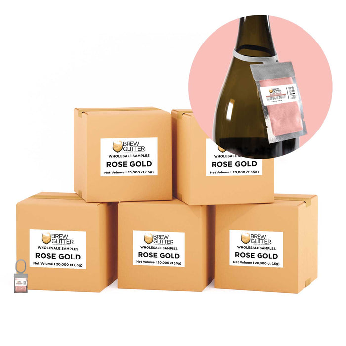 Rose Gold Brew Glitter® Necker | Wholesale-Brew Glitter®