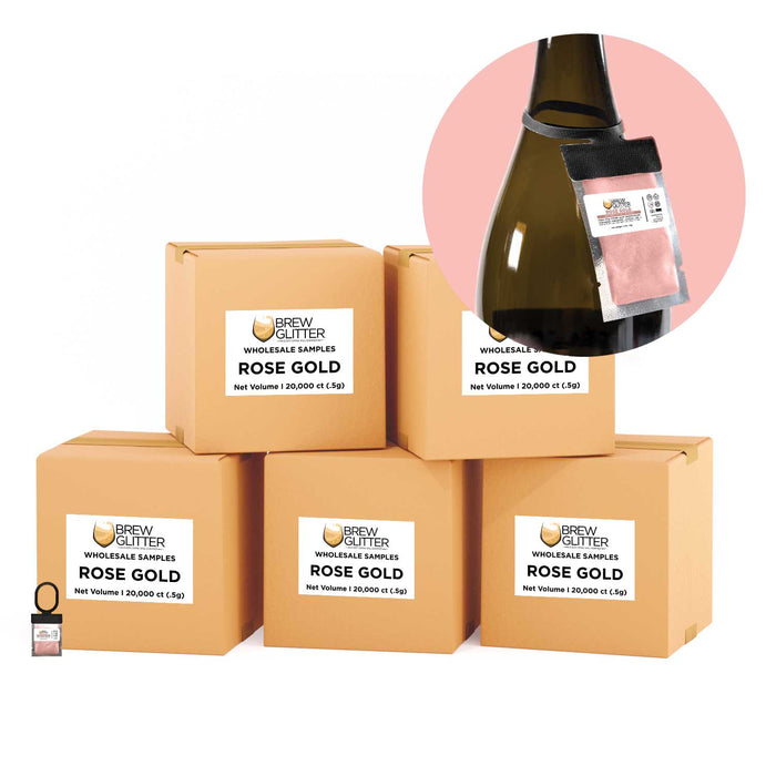 Rose Gold Brew Glitter® Necker | Wholesale-Brew Glitter®