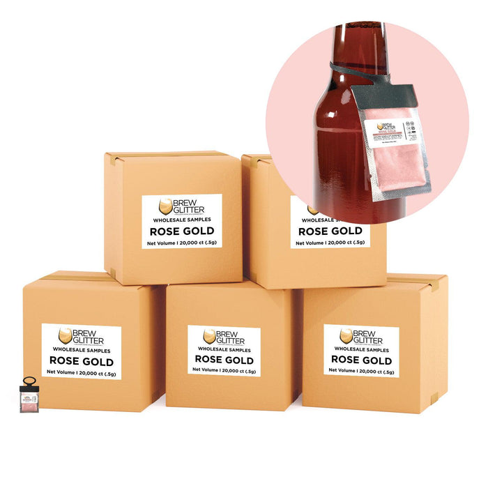 Rose Gold Brew Glitter® Necker | Wholesale-Brew Glitter®