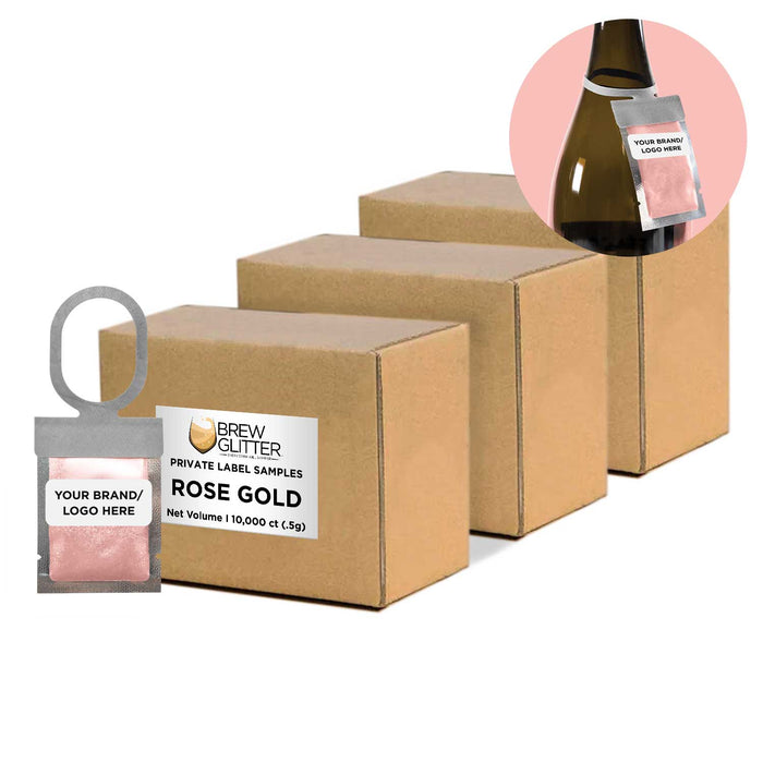 Rose Gold Brew Glitter® Necker | Private Label-Brew Glitter®