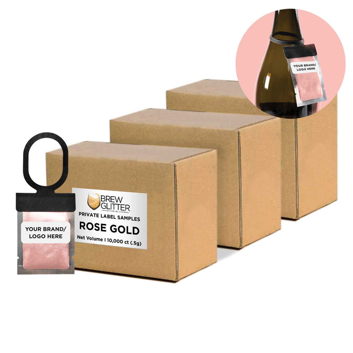 Rose Gold Brew Glitter® Necker | Private Label-Brew Glitter®