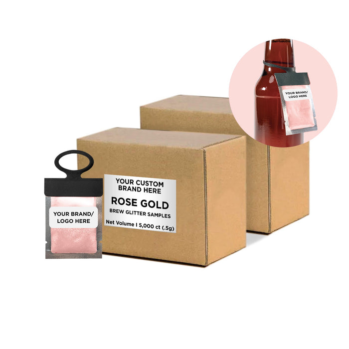 Rose Gold Brew Glitter® Necker | Private Label-Brew Glitter®