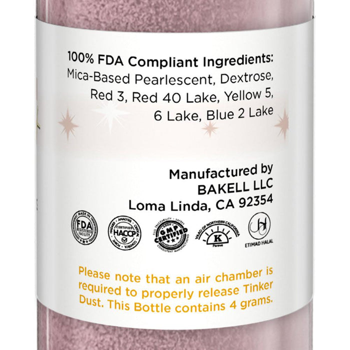 Rose Gold Edible Glitter Spray 4g Pump | Tinker Dust®-Brew Glitter®