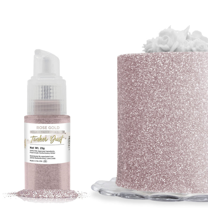 Rose Gold Tinker Dust Spray Pump by the Case | Private Label-Brew Glitter®
