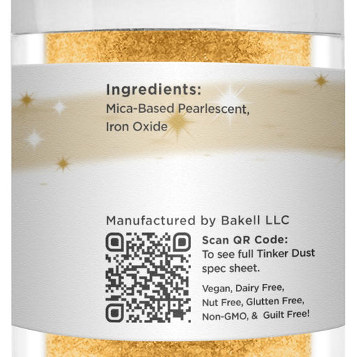 Royal Gold Tinker Dust Food Grade Edible Glitter | Bulk Sizes-Brew Glitter®