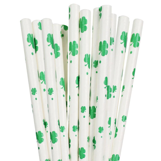 Shamrock Print Stirring Straws-Brew Glitter®