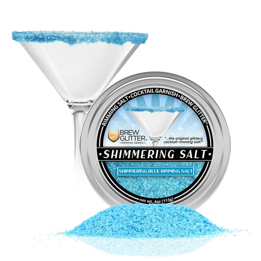 Shimmering Blue Cocktail Rimming Salt-Brew Glitter®