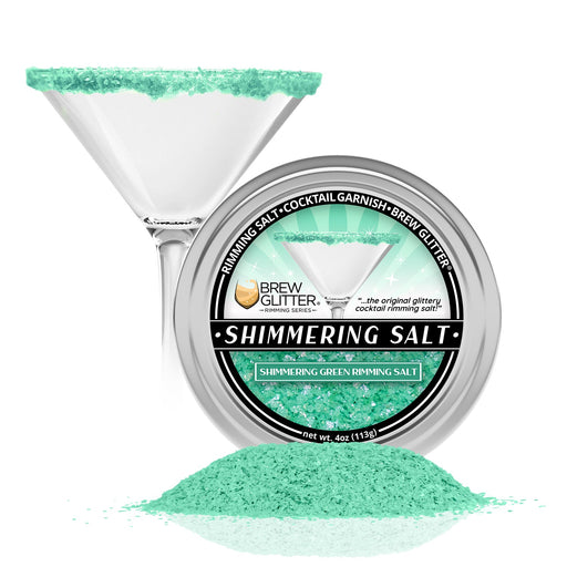 Shimmering Green Cocktail Rimming Salt-Brew Glitter®