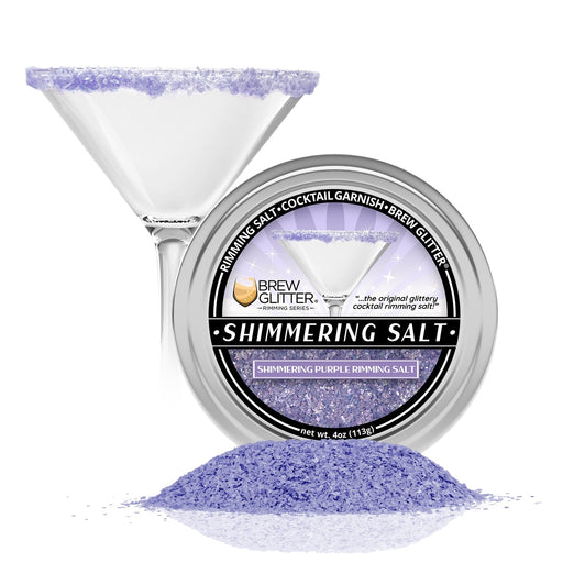 Shimmering Purple Cocktail Rimming Salt-Brew Glitter®