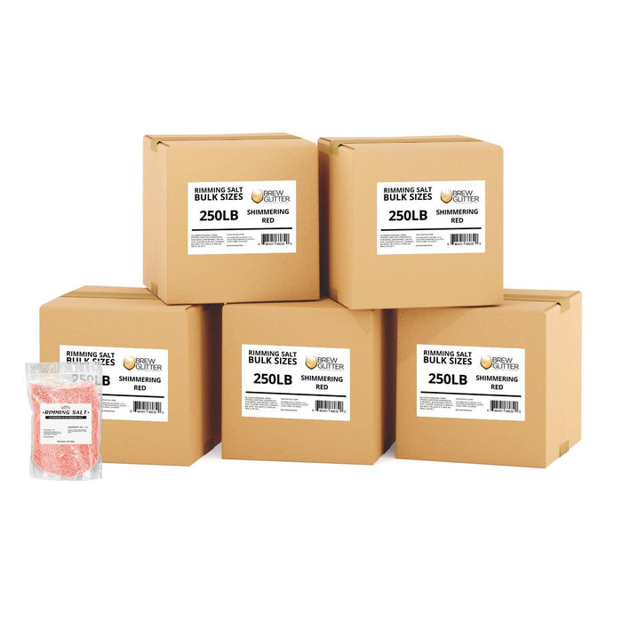 Shimmering Red Rimming Salt | Bulk Sizes-Brew Glitter®