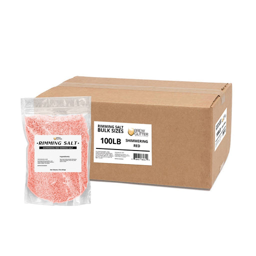 Shimmering Red Rimming Salt | Bulk Sizes-Brew Glitter®