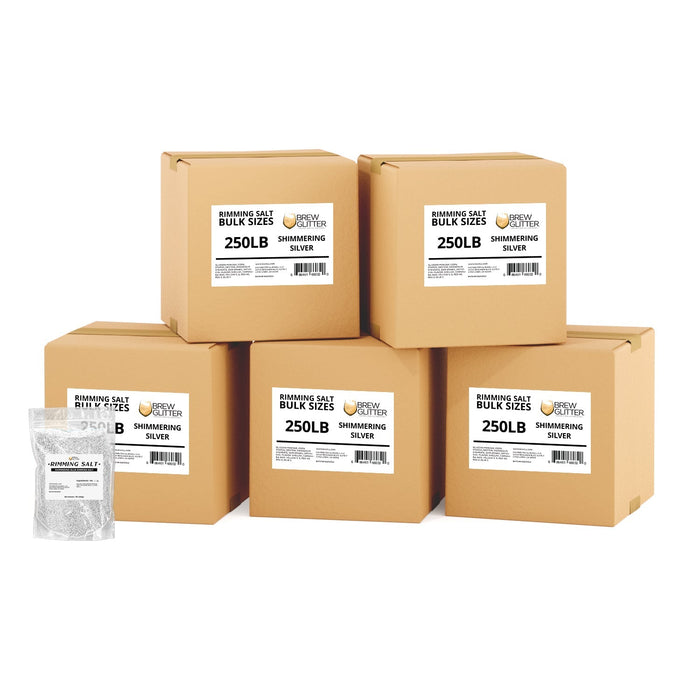 Shimmering Silver Rimming Salt | Bulk Sizes-Brew Glitter®