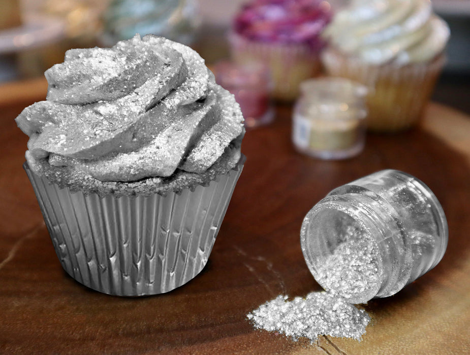 Silver & Blue Glitter Football Team Colors (2 PC Set)-Brew Glitter®