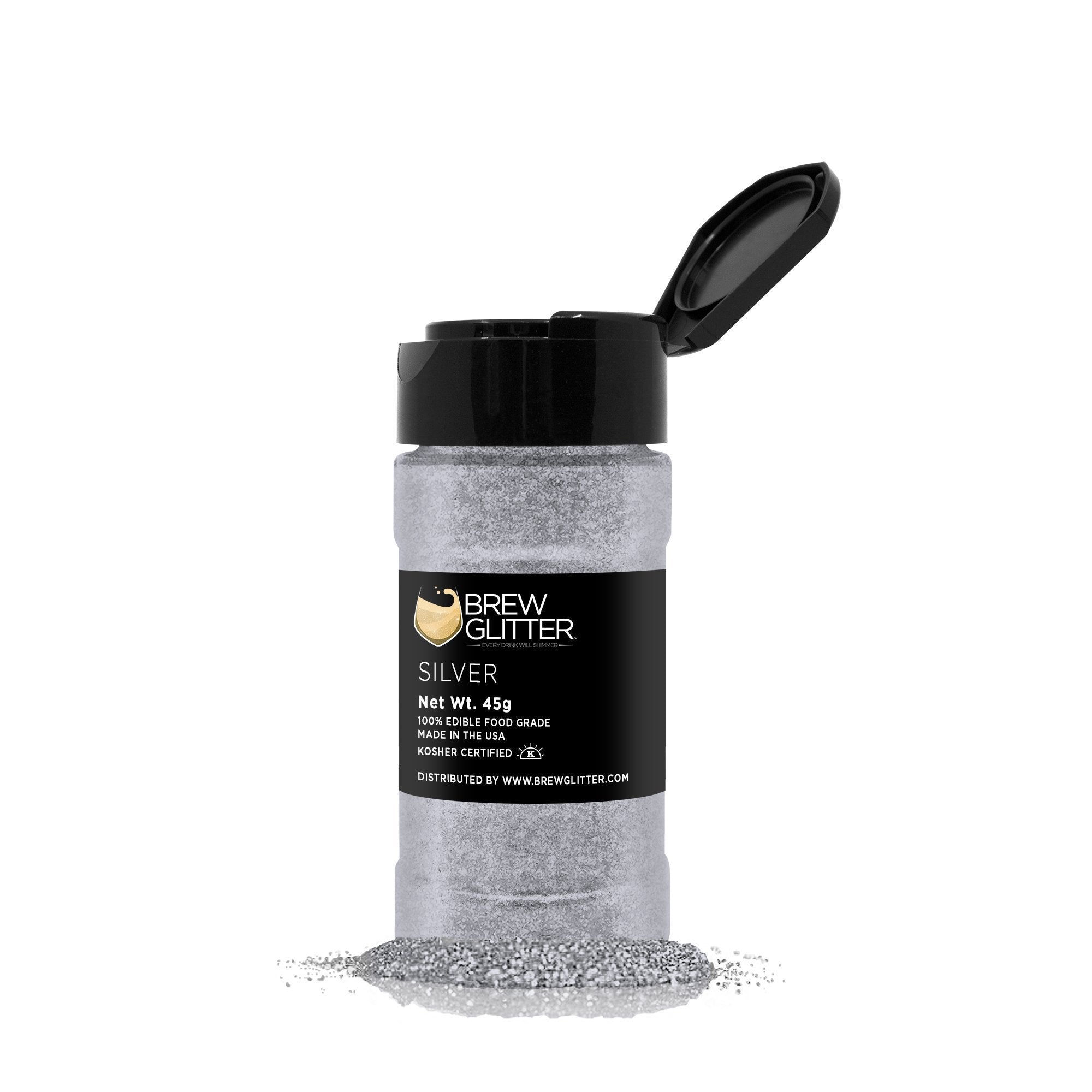 Silver Brew Glitter | 45g Shaker-Brew Glitter®