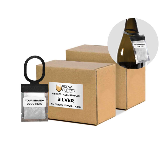 Silver Brew Glitter® Necker | Private Label-Brew Glitter®