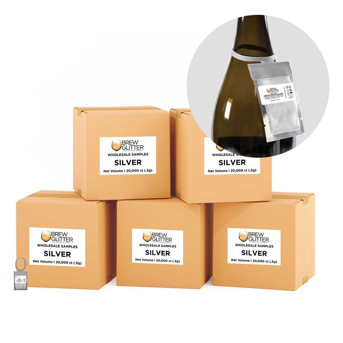 Silver Brew Glitter® Necker | Wholesale-Brew Glitter®