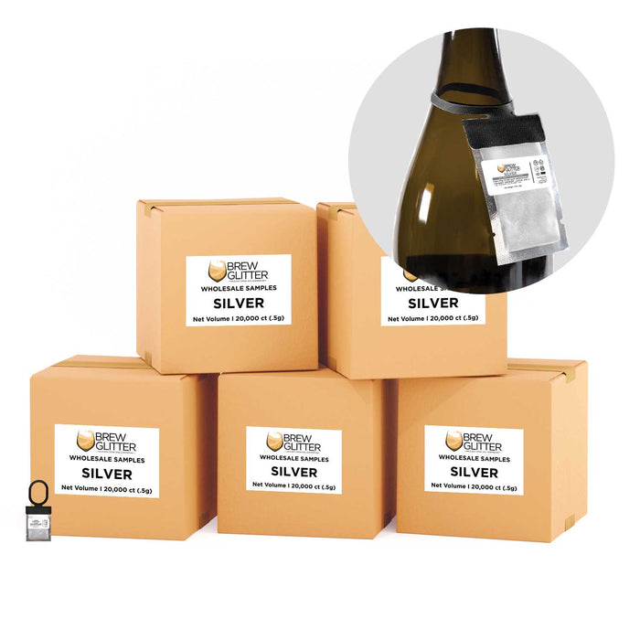 Silver Brew Glitter® Necker | Wholesale-Brew Glitter®