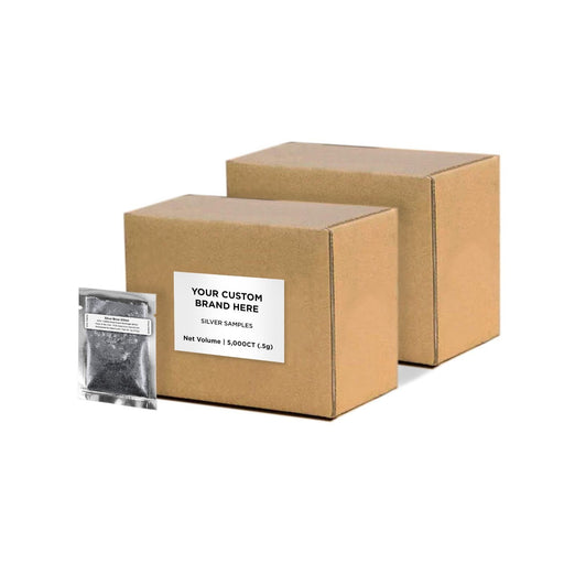 Silver Brew Glitter Sample Packs by the Case | Private Label-Brew Glitter®
