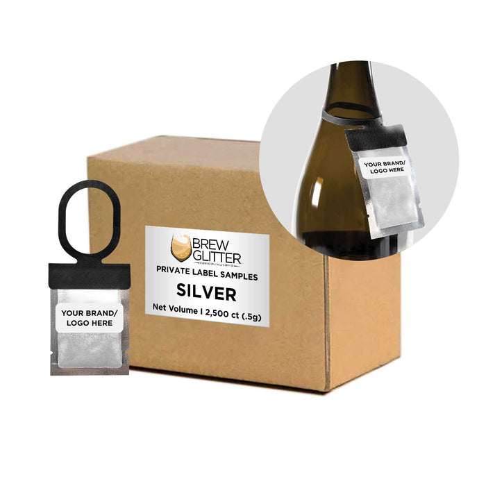 Silver Brew Glitter® Necker | Private Label-Brew Glitter®